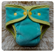 Ready to Ship ~Medium Hand dyed Fitted Cloth Diaper