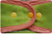 Ready to Ship ~Medium Hand dyed Fitted Cloth Diaper