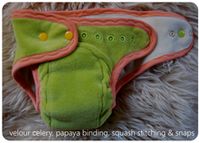 Ready to Ship ~Medium Hand dyed Fitted Cloth Diaper