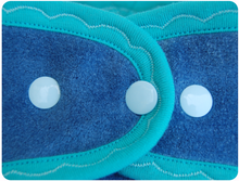 Ready to Ship ~Medium Hand dyed Fitted Cloth Diaper