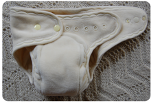 Ready to Ship ~Medium Long Undyed Fitted Cloth Diapers