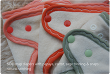 Ready to Ship ~Medium Undyed Fitted Cloth Diapers