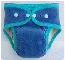Ready to Ship ~Medium Hand dyed Fitted Cloth Diaper